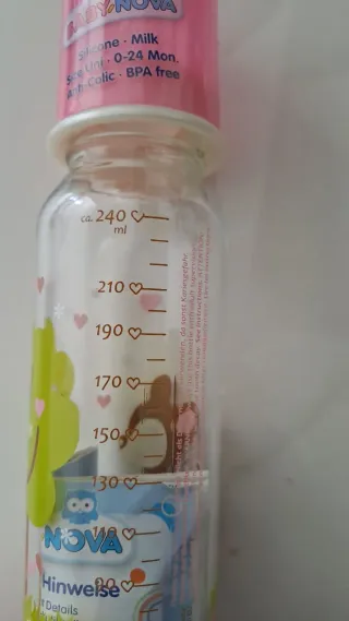 Biberon in vetro BAby nuova 240 ml