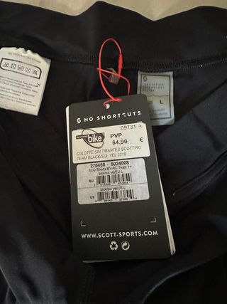 Culotte Scott Talla L sin estrenar