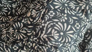 Vestido largo Zara estampado verde