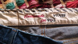 Pantalones Vaqueros Vans Azules.