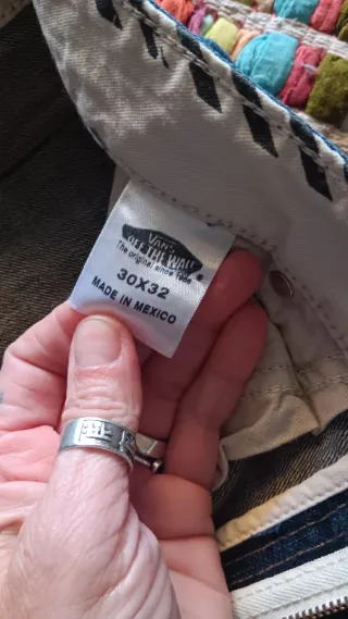 Pantalones Vaqueros Vans Azules.