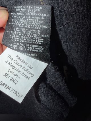 Chaqueta de lana Hackett Aston Martin L Gris