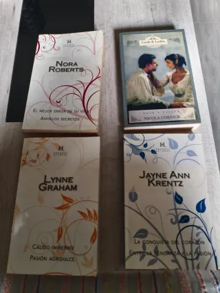 Lote de libros de romance