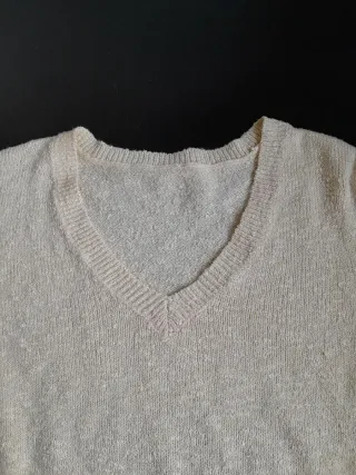 Jersey amarillo suave  para primavera