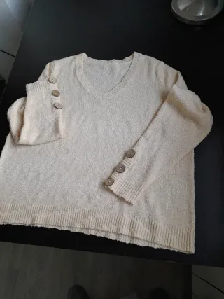 Jersey amarillo suave  para primavera