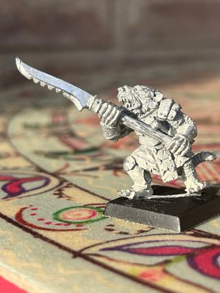 Skaven Metal Marauder Guerrero WH Fantasy 1993