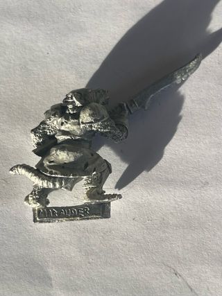 Skaven Metal Marauder Guerrero WH Fantasy 1993