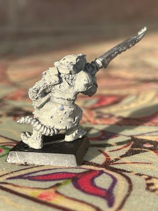 Skaven Metal Marauder Guerrero WH Fantasy 1993