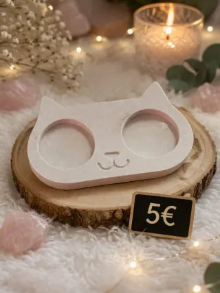 Figura decorativa gato escayola