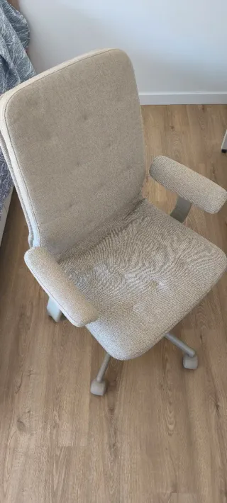 Silla de oficina Ikea MULLFJÄLLET beige/gris