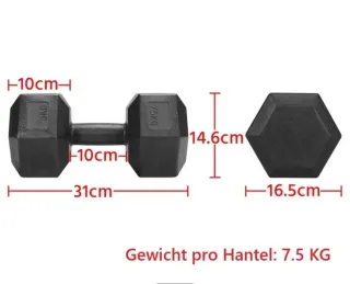 Par Mancuernas 7.5 kg