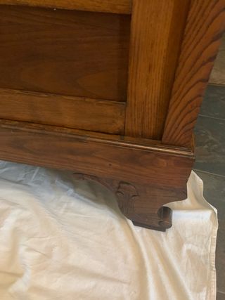 Armario antiguo madera con espejos