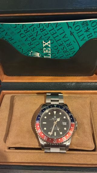 Rolex GMT Master Pepsi 1989 FULL SET!!