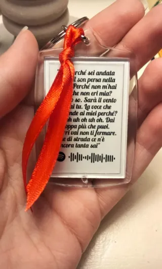 Portachiavi spotify 883 "Nord Sud Ovest Est"