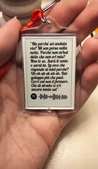 Portachiavi spotify 883 "Nord Sud Ovest Est"
