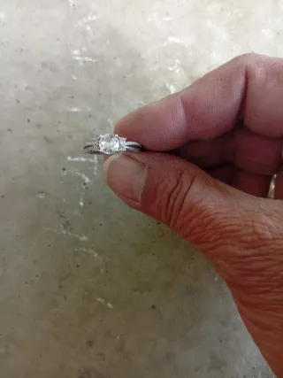 Anillo de compromiso Plata 925