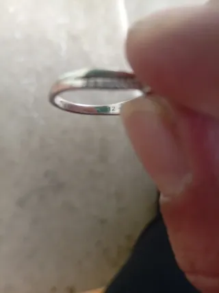 Anillo de compromiso Plata 925