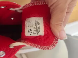 Converse All Star Rojas con Parches