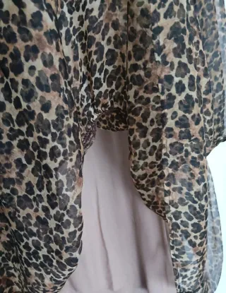 Vestido Zara estampado leopardo