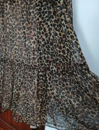 Vestido Zara estampado leopardo