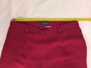 Pantalón de vestir burdeos