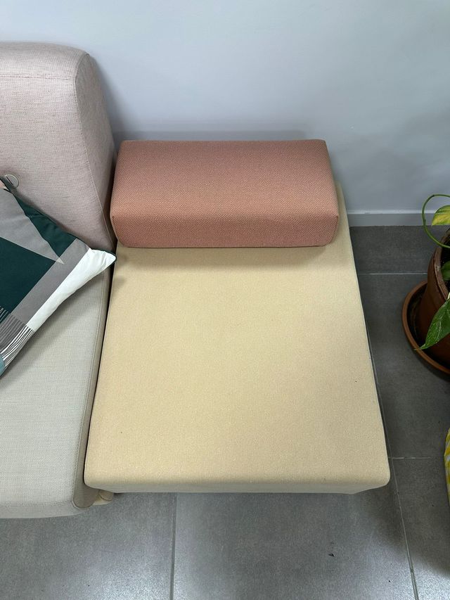 Sofá Polder Vitra Hella Jongerius Rosa-Beige