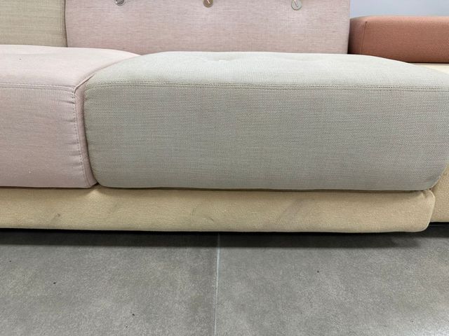 Sofá Polder Vitra Hella Jongerius Rosa-Beige