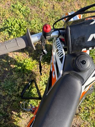 Moto Motocross ALLPRO Naranja/Blanca