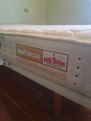 Colchón y base Pikolin 105x190