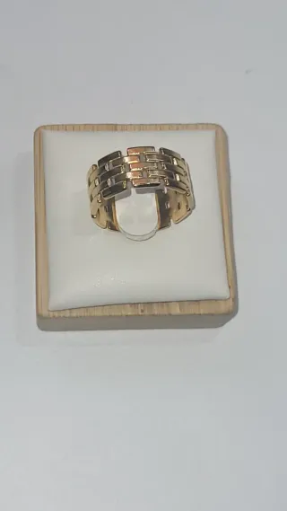 Anillo Acero Inoxidable Dorado