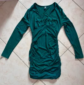Mini abito Shein verde taglia XS
