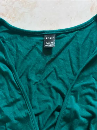 Mini abito Shein verde taglia XS