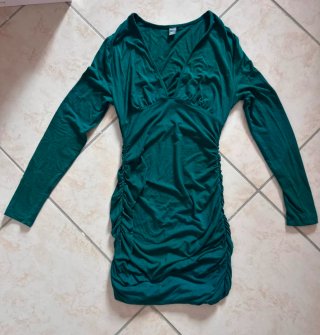 Mini abito Shein verde taglia XS