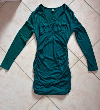 Mini abito Shein verde taglia XS