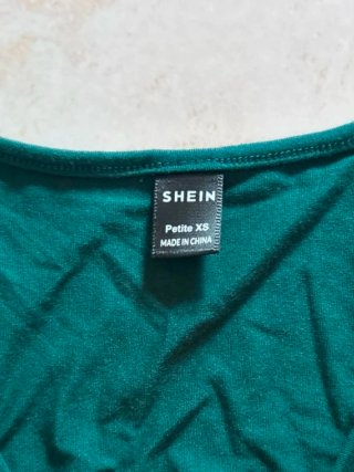 Mini abito Shein verde taglia XS