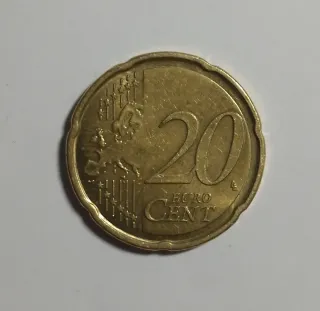 Moneta 20 centesimi Estonia 2011