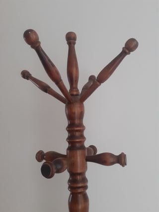 Perchero de madera maciza, percha muy bonita
