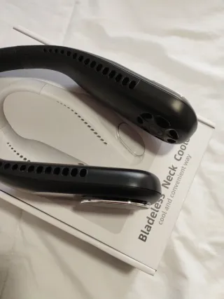 Ventilador de cuello portátil negro
