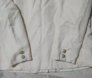 Blazer vintage elegante color panna