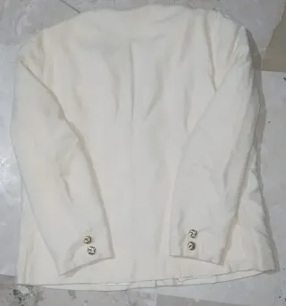 Blazer vintage elegante color panna