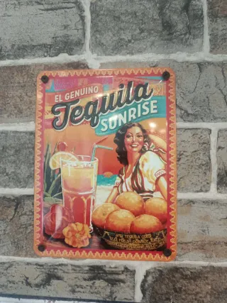 Chapa Decorativa Tequila Sunrise