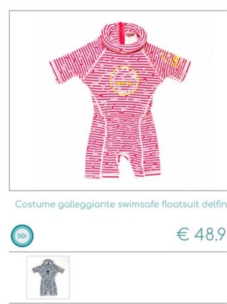 Costume galleggiante 4/5 anni