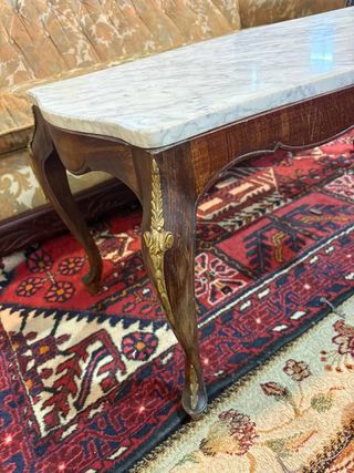 MESA DE CENTRO CON MÁRMOL