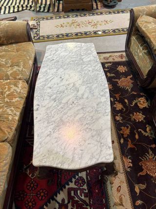 MESA DE CENTRO CON MÁRMOL