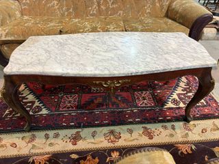 MESA DE CENTRO CON MÁRMOL