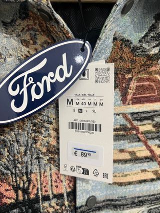 Cazadora Zara Jacquard Ford Talla M