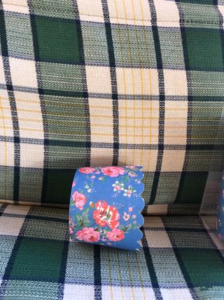 Pirottini per dolci con fiori blu e rosa