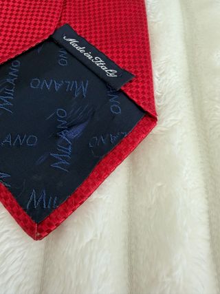 Corbata Milano Seda Roja