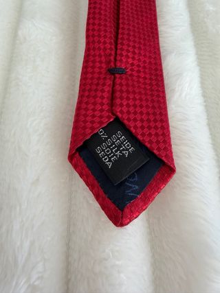 Corbata Milano Seda Roja