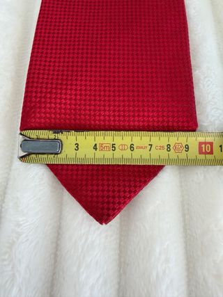 Corbata Milano Seda Roja